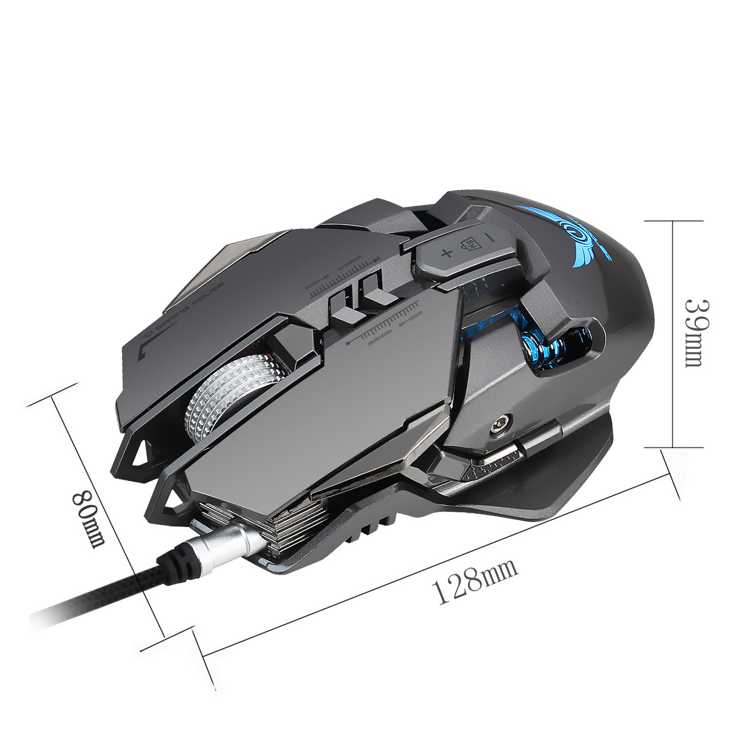 LED Variable Light Effect Gaming Mouse