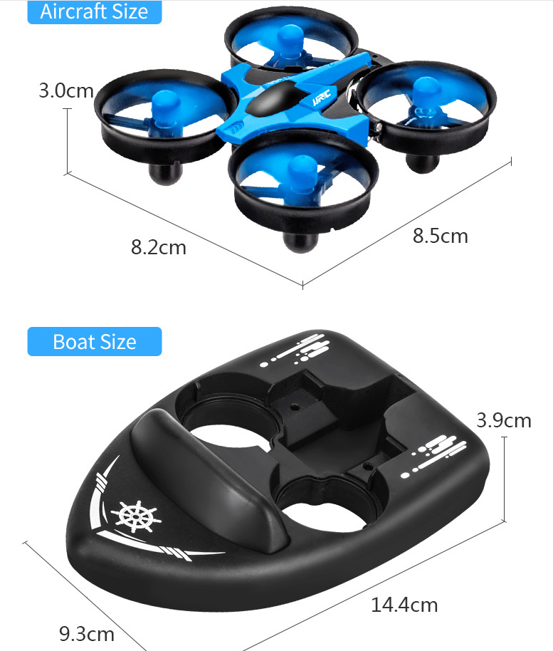 3 in 1 Air Ground Water Small Remote Control RC Drone