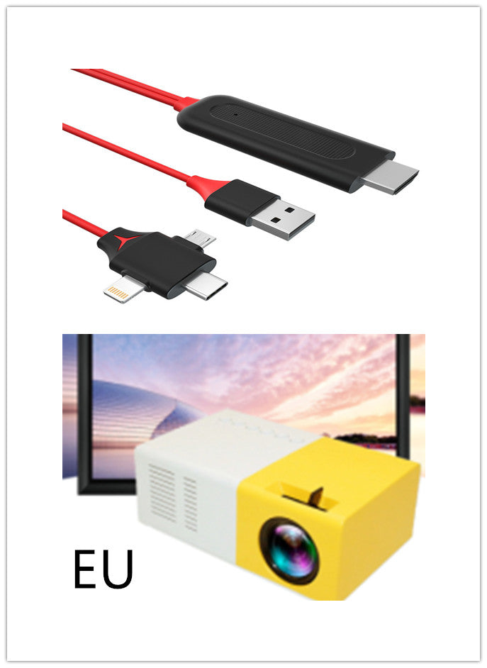 Portable 3D HD Led Projector