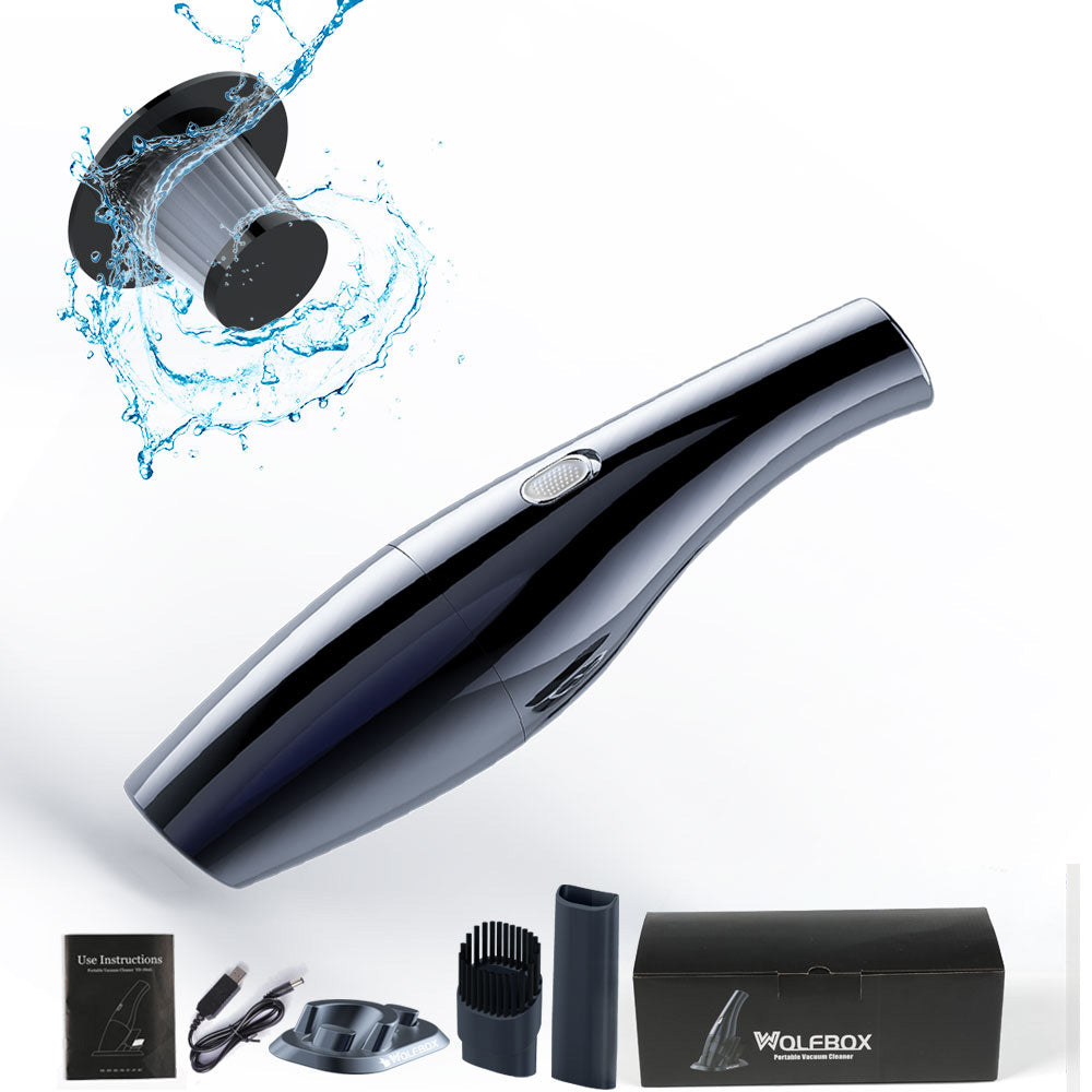 Portable wireless household vacuum cleaner