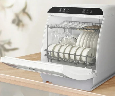 Compact 8-Person Countertop Dishwasher: Efficient Drying and Disinfection with the Q8 Model