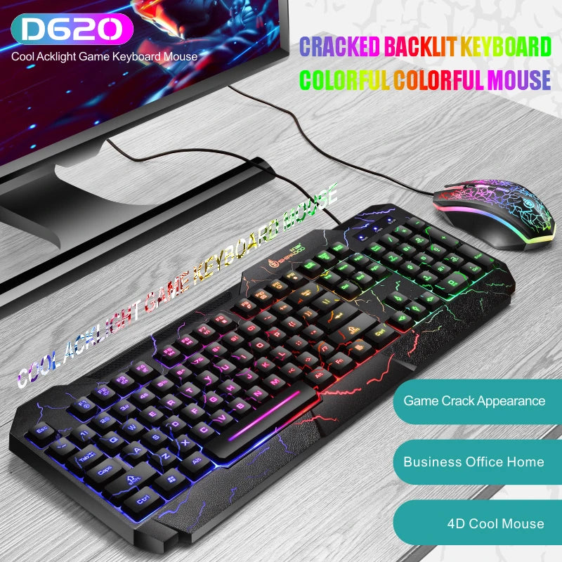 Burst Office Gaming Keyboard & Mouse Set