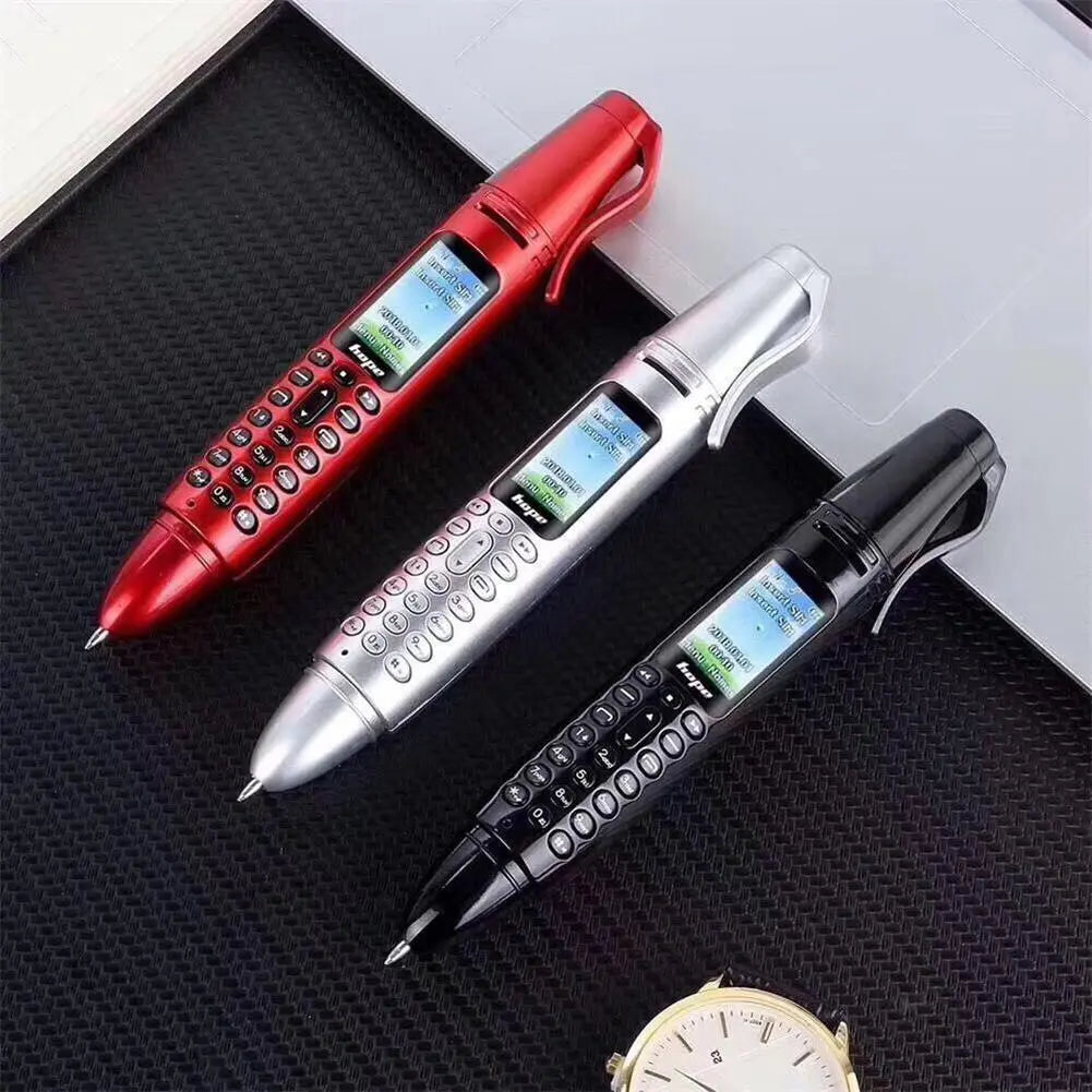 Pen Shaped 2G Screen Dual SIM Card GSM Mobile Phone