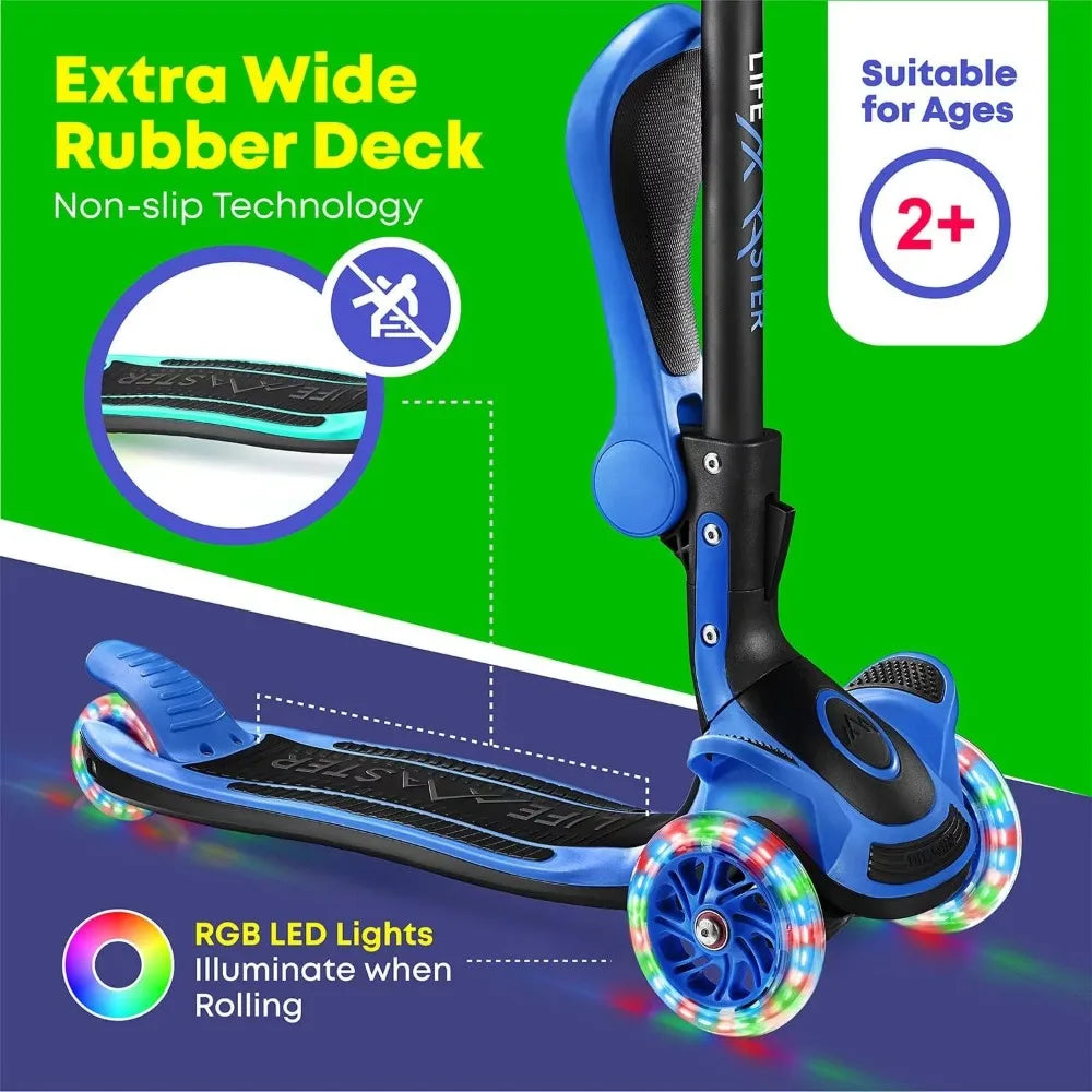 Foldable Seat Scooter for Kids