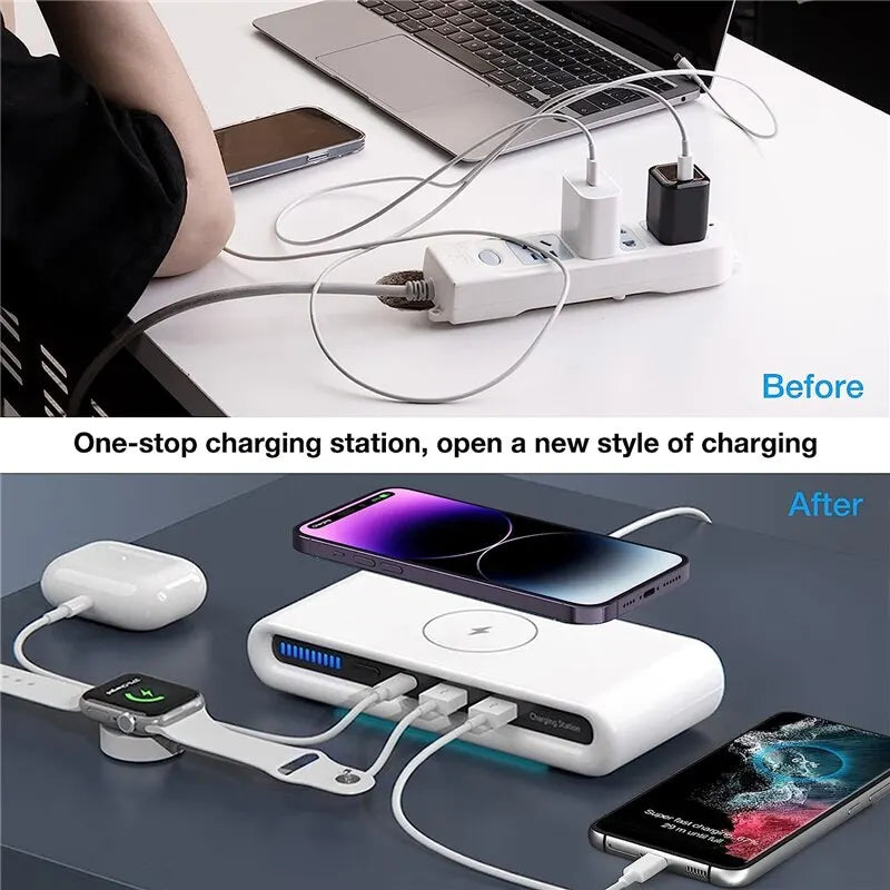 4 In 1 Wireless Charger Pad Stand Light