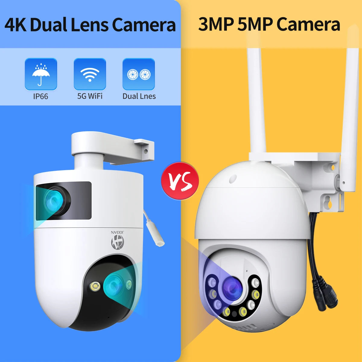 3MP 5MP 4K PTZ Surveillance  Camera