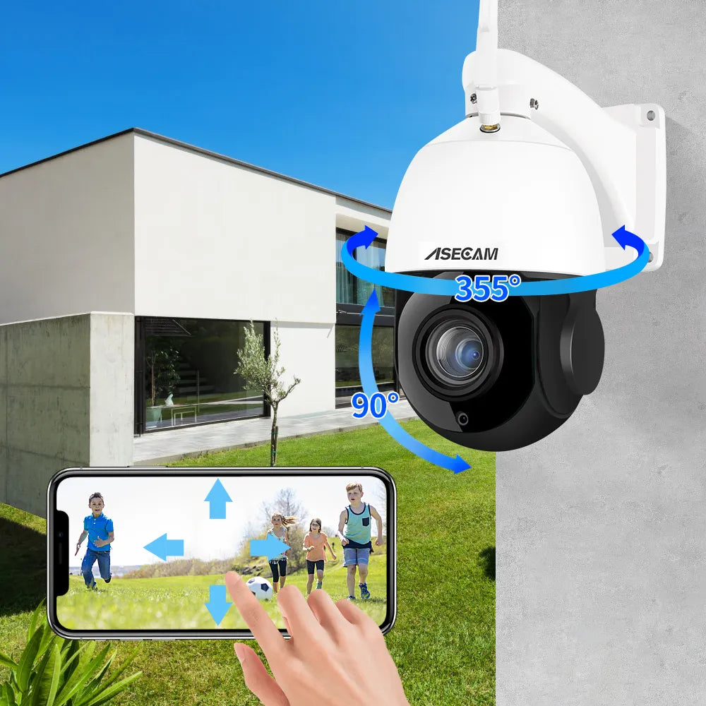 8MP 4K PTZ IP Surveillance Camera