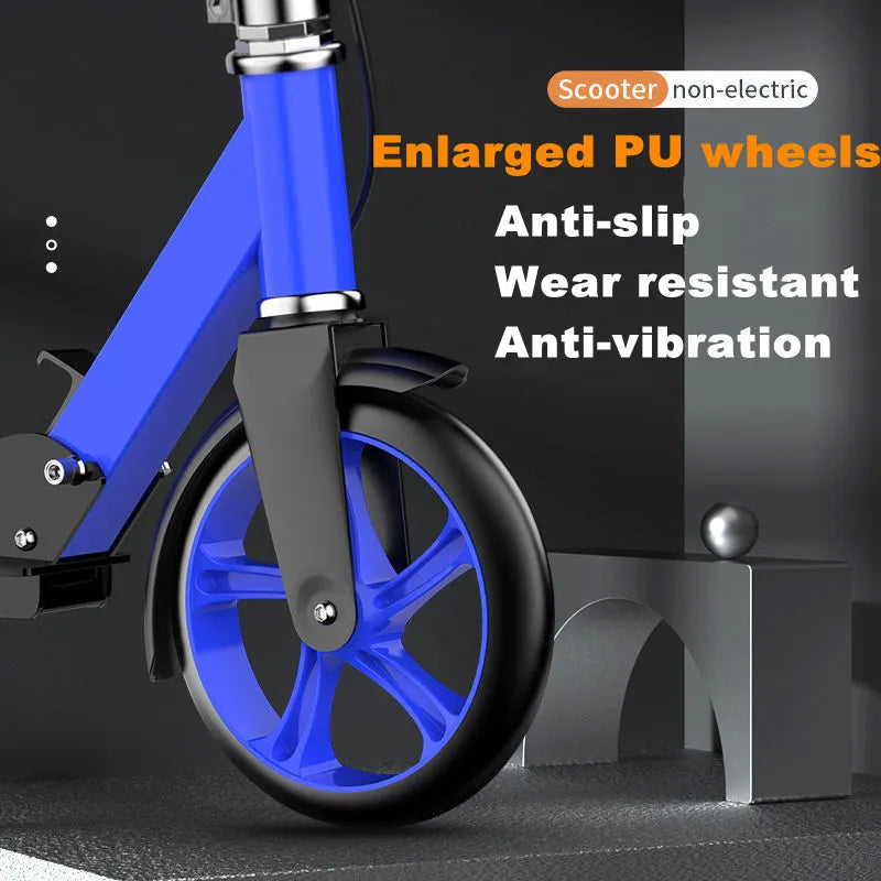 Two-Wheeled Foldable Pedal Scooter