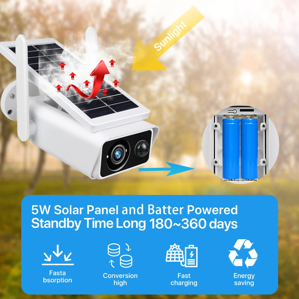 Wifi Outdoor Solar IP Camera