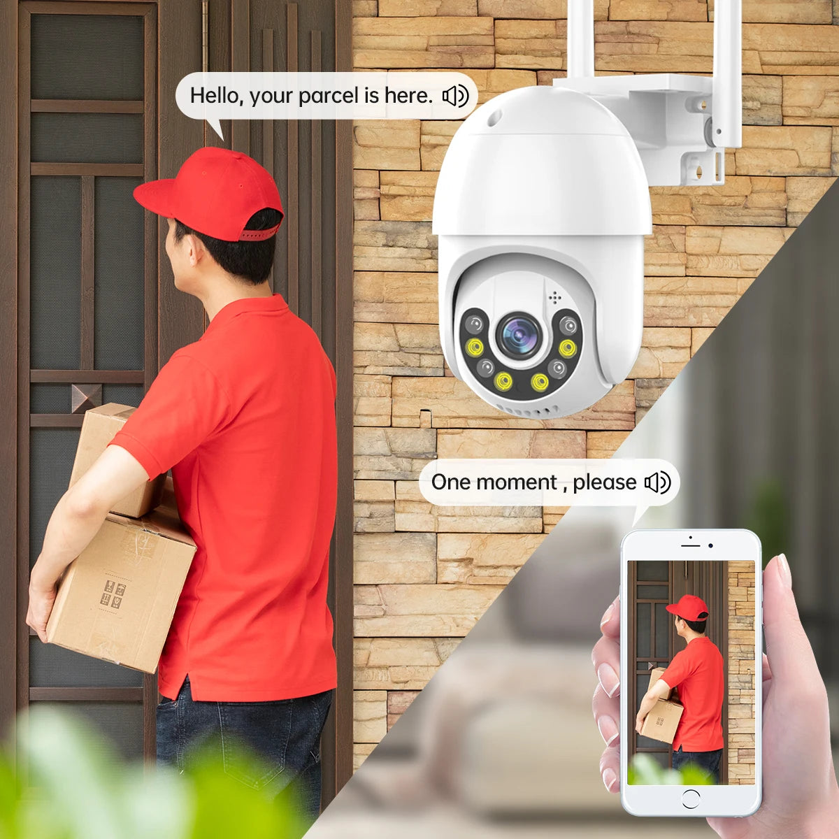 3MP 5MP 4K PTZ Surveillance  Camera