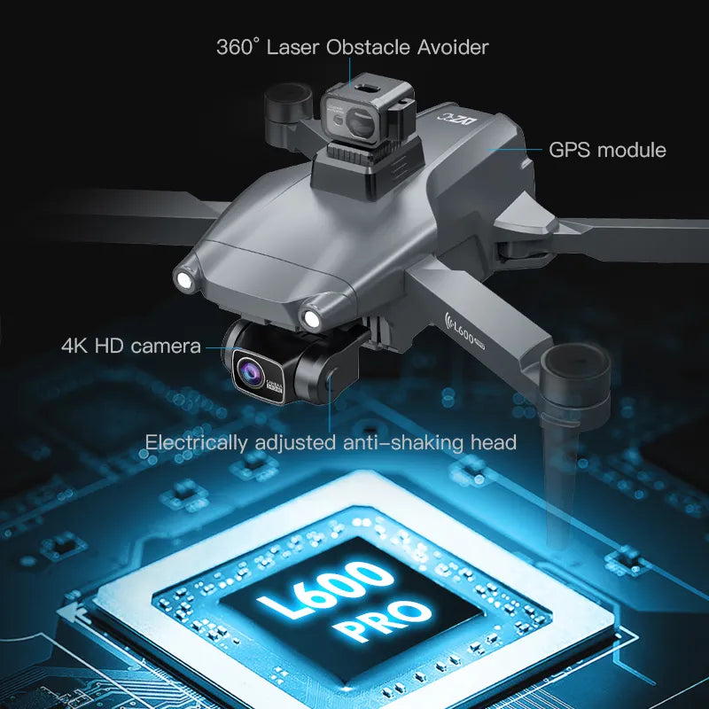 L600 Pro GPS Drone 4k Professional HD Dual Camera