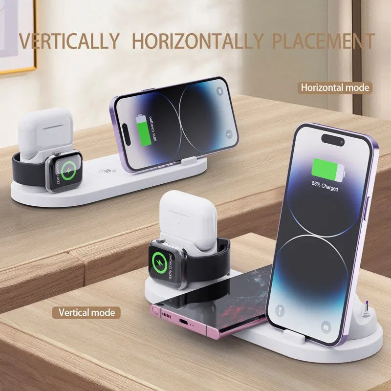 7 in 1 Wireless Charger Stand Pad