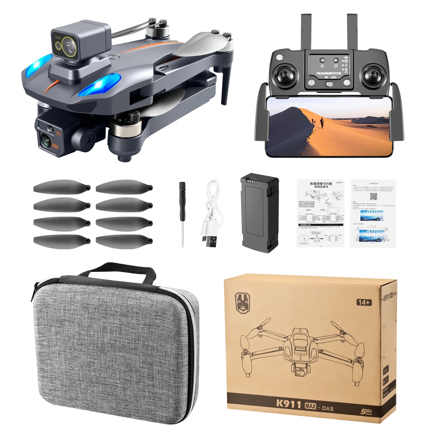 K911 MAX GPS Drone 8K DualHD Camera