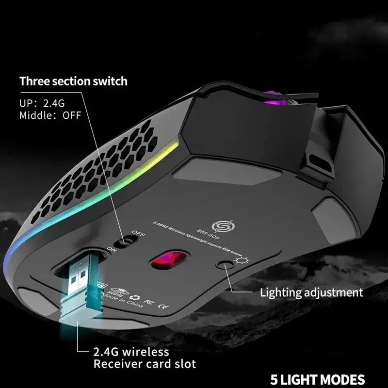 BM600 Rechargeable Gaming Mouse