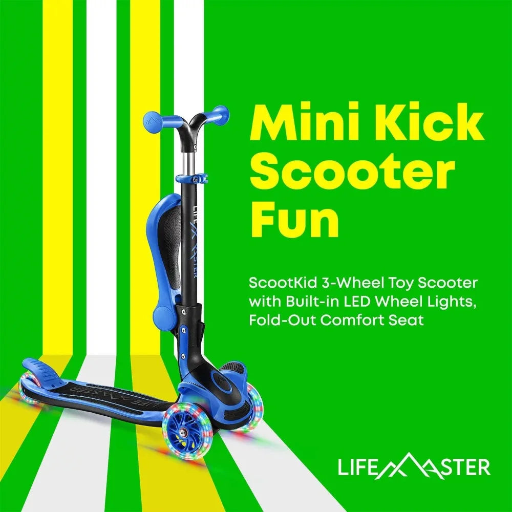 Foldable Seat Scooter for Kids