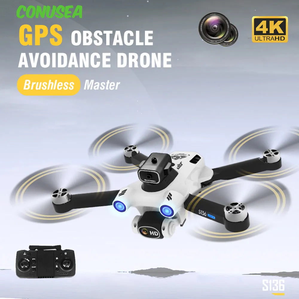 S136 Pro Ultra 8K 4K Camera Gps Drones